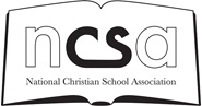 National Christian Schools Association (NCSA)​ Logo